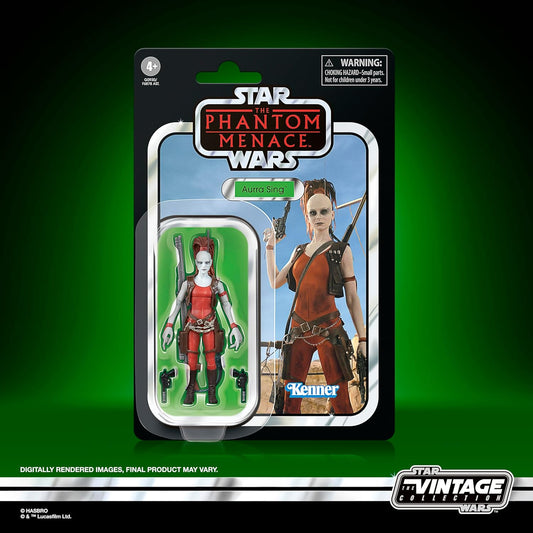 Star Wars The Vintage Collection Aurra Sing, The Phantom Menace Action Figure