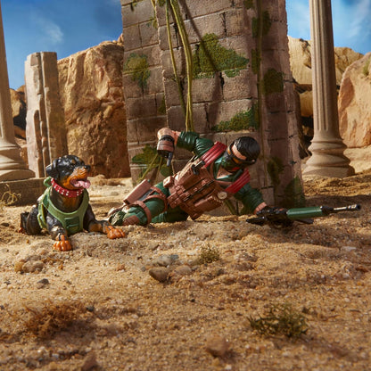 G.I. Joe Classified Series Mutt & Junkyard, Collectible 6-Inch Action Figure & Pet with 16 Accessories