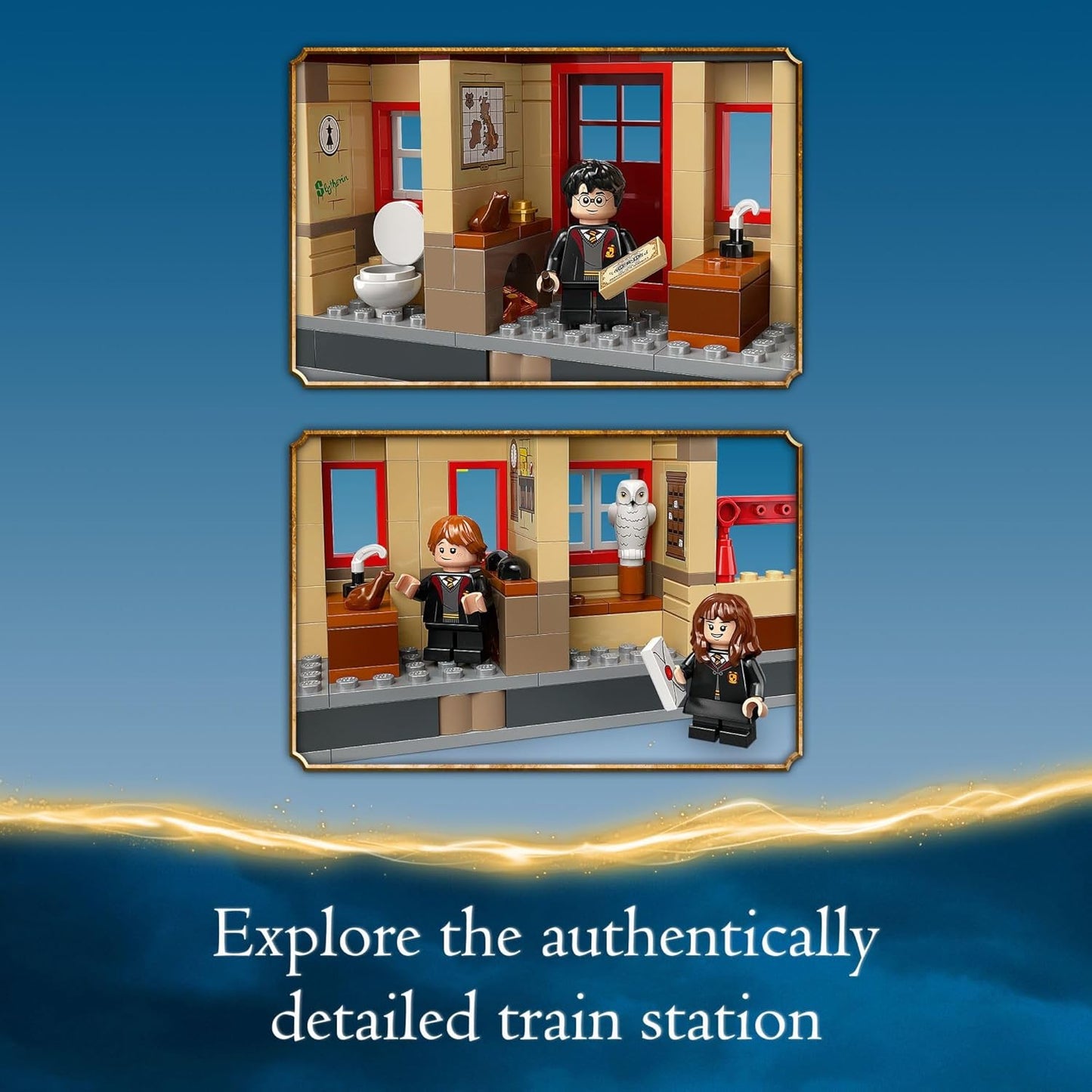LEGO Harry Potter Hogwarts Express & Hogsmeade Station Building Toy
