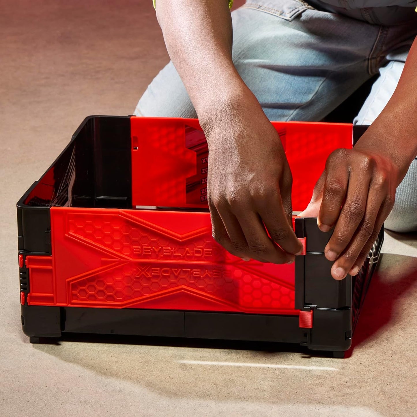 Beyblade X Clash and Carry Beystadium Battling Top Arena