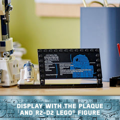 LEGO Star Wars R2-D2 Building Toy Set - Play or Display Star Wars Toy - Includes 25th Anniversary Darth Malak Minifigure
