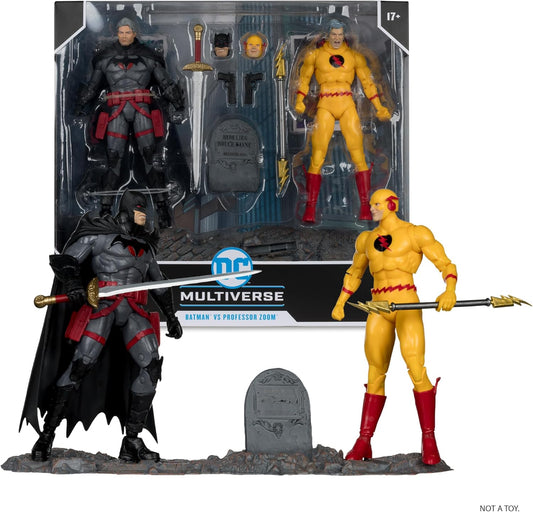 McFarlane Toys - DC Multiverse Batman vs Professor Zoom (Flashpoint) 7in Action Figure 2pk