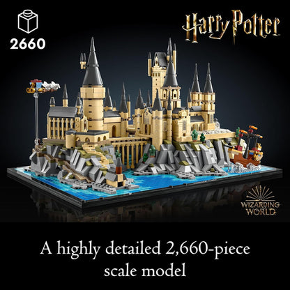 LEGO Harry Potter Hogwarts Castle and Grounds Building Set, Recreate Iconic Scenes from The Wizarding World