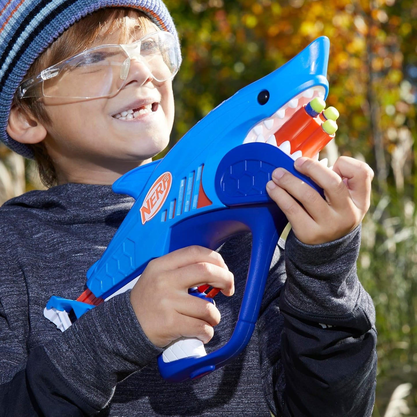 Nerf Junior Wild Sharkfire Easy Play Dart Blaster Shark Toys