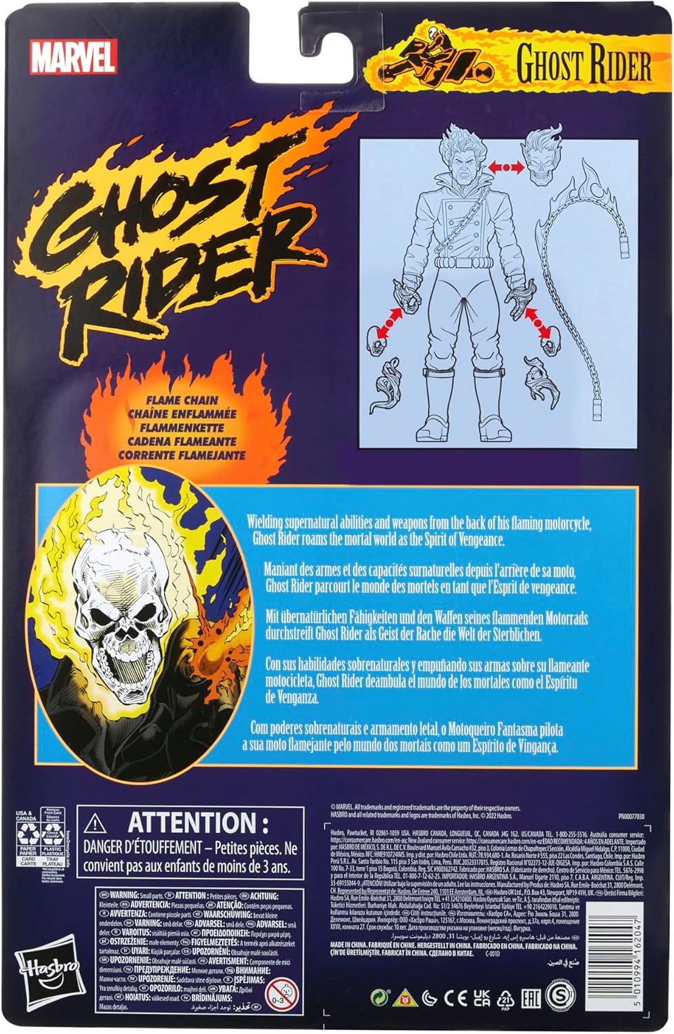 Marvel Legends Series Comics Ghost Rider 6-inch Action Figure