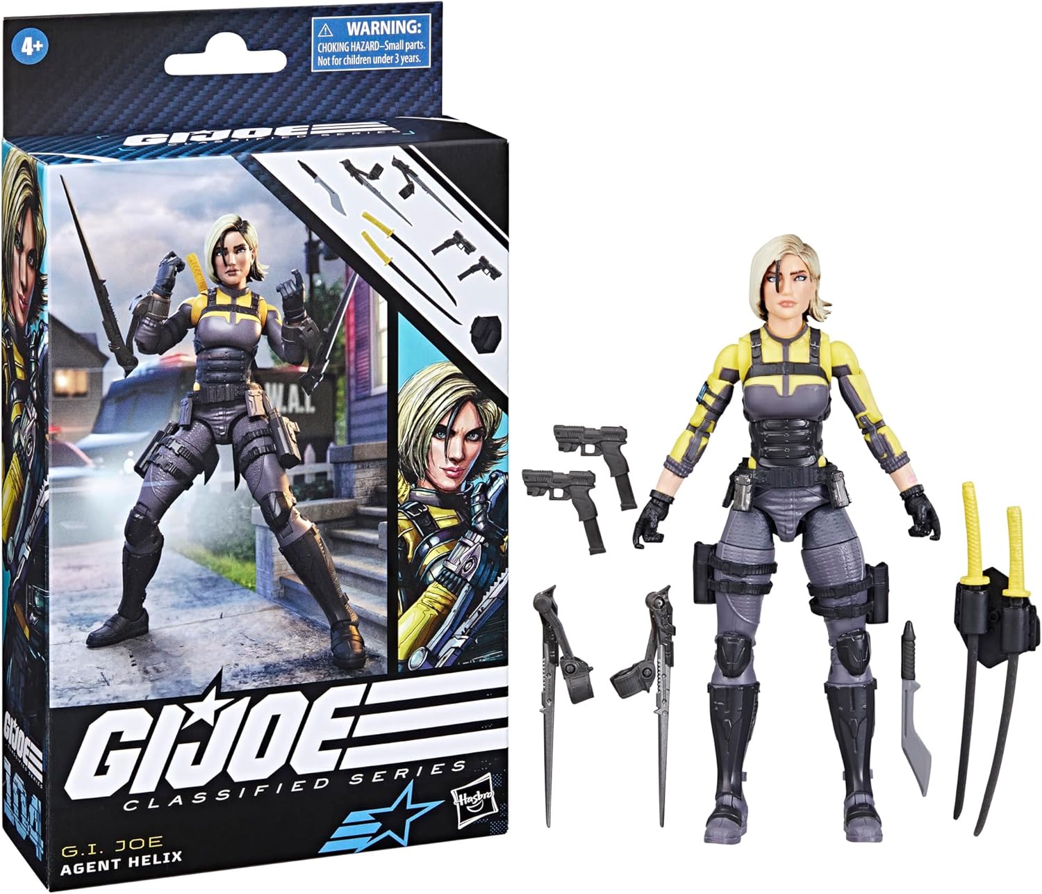 G.I. Joe Classified Series Agent Helix, Collectible Action Figure, 104, 6-inch Action Figures for Boys & Girls, with 8 Accessory Pieces