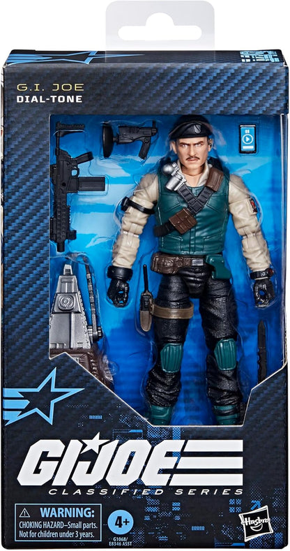 G.I. Joe Classified Series Dial-Tone, Collectible 6 Inch Action Figure with 6 Accessories