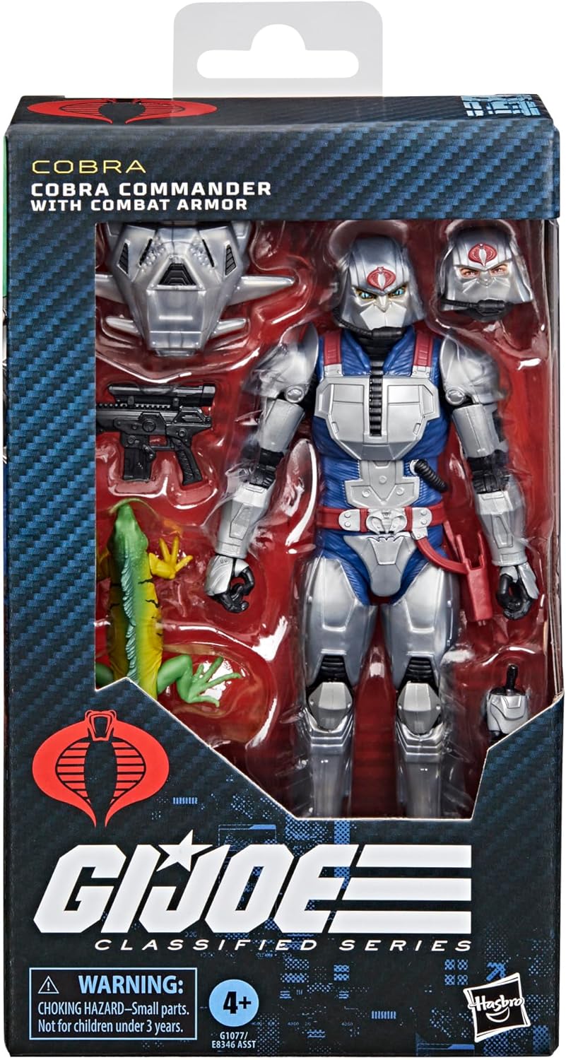 G.I. Joe Classified Series Cobra Commander with Combat Armor, Collectible 6 Inch Action Figure with 7 Accessories