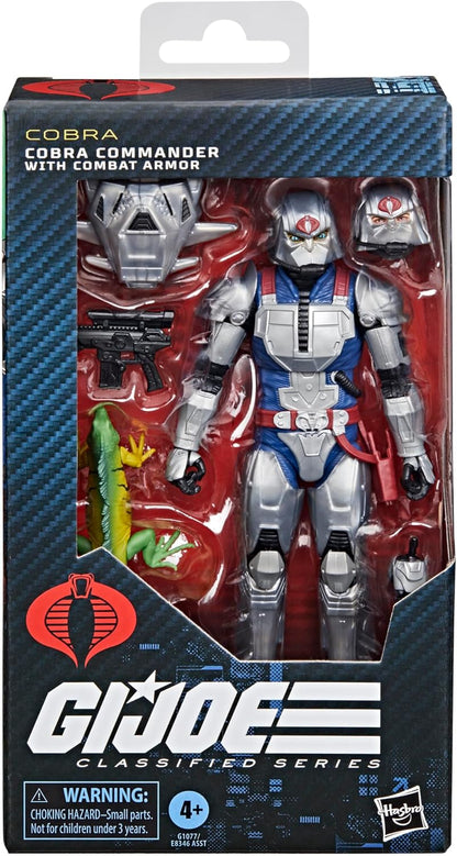 G.I. Joe Classified Series Cobra Commander with Combat Armor, Collectible 6 Inch Action Figure with 7 Accessories