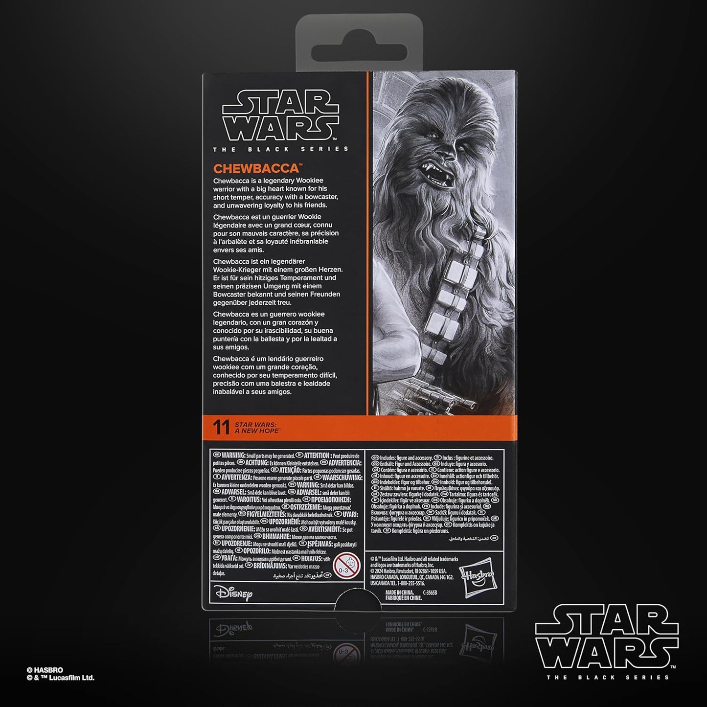 Star Wars The Black Series Chewbacca, A New Hope Premium Collectible 6 Inch Action Figure