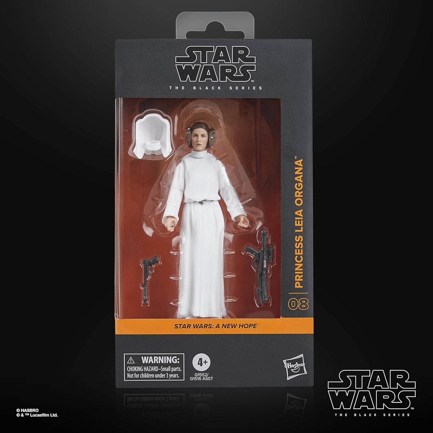 Star Wars The Black Series Princess Leia Organa, A New Hope Collectible Action Figure