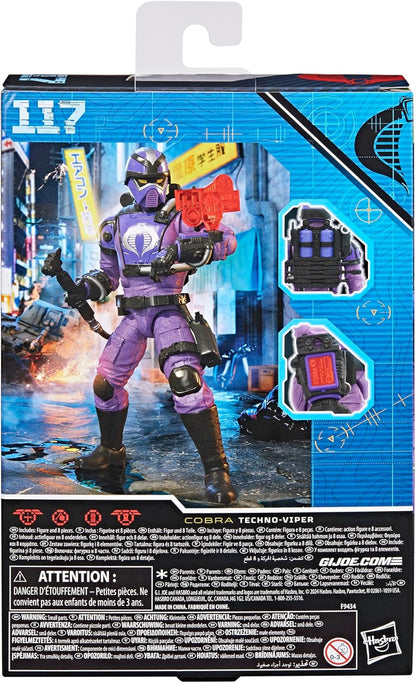 G.I. Joe Classified Series Techno-Viper, Collectible Action Figure with 8 Accessories