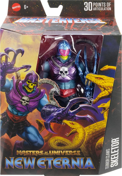 Masters of the Universe Masterverse New Eternia Terror Claws, Skeletor Action Figure & Accessories Set