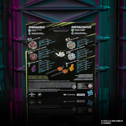 Beyblade X Jurassic World Collab Spinosaurus vs. Quetzalcoatlus Multipack Set