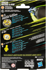 Beyblade X Arrow Wizard 4-80B Starter Pack Set with Stamina Type Right-Spinning Top and Launcher