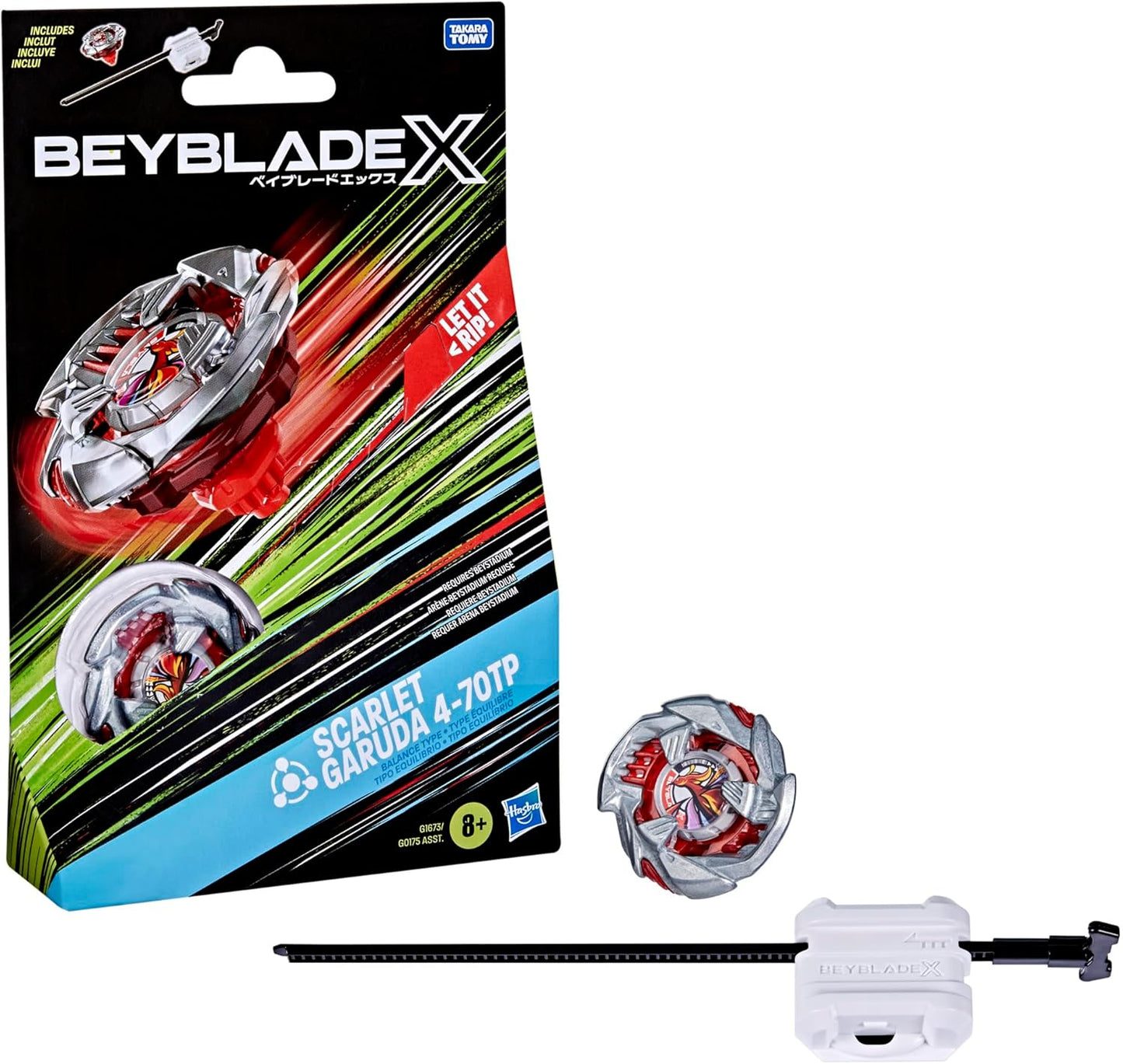 Beyblade X Scarlet Garuda 4-70TP BX Starter Pack Set
