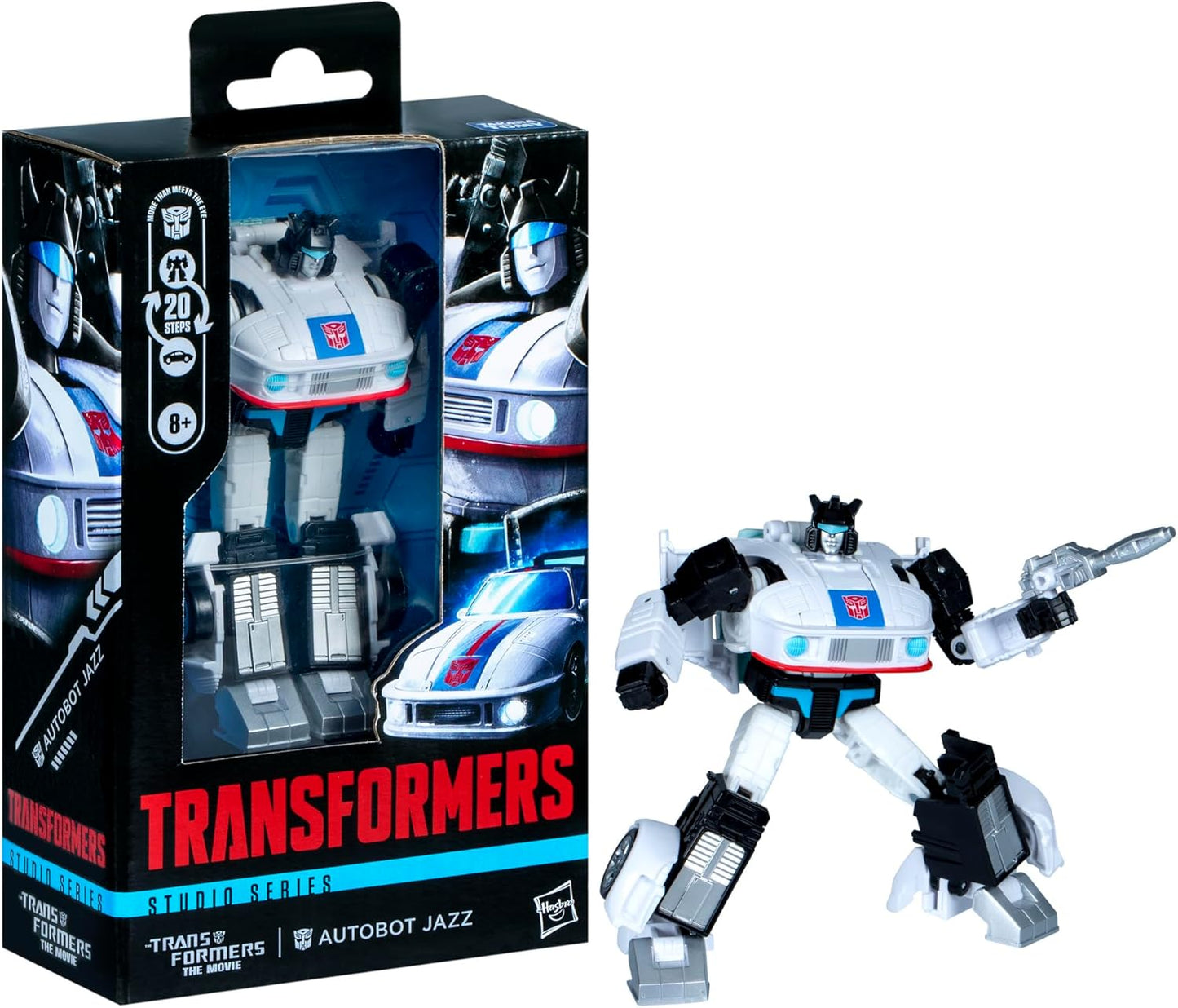 Transformers Toys Studio Series Deluxe Class The Movie Autobot Jazz, 4.5-inch Converting Action Figure