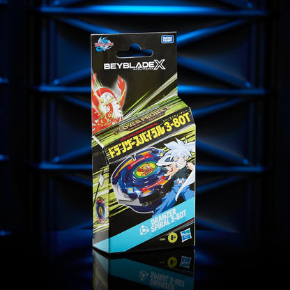 Beyblade X X-Over Project Dranzer Spiral 3-80T Starter Pack Set with Balance Type Top and Launcher