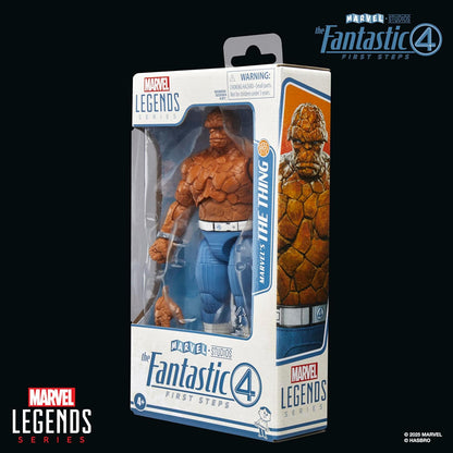 Marvel Legends Series The Thing, The Fantastic Four: First Steps Ben Grimm Movie Collectible 6 Inch Action Figure