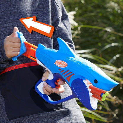 Nerf Junior Wild Sharkfire Easy Play Dart Blaster Shark Toys