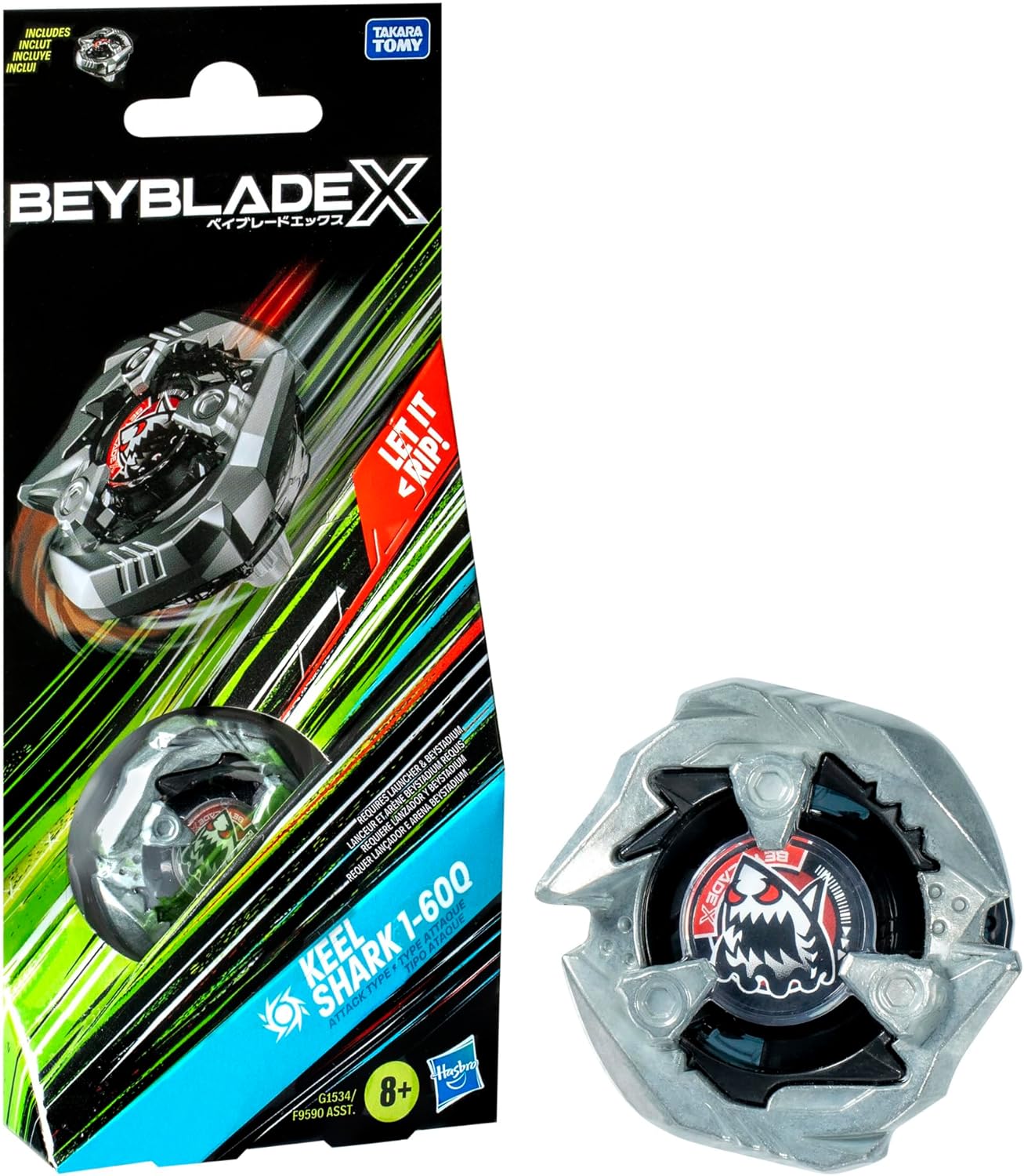 Beyblade X Keel Shark 1-60Q Booster Pack Set