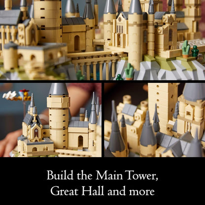 LEGO Harry Potter Hogwarts Castle and Grounds Building Set, Recreate Iconic Scenes from The Wizarding World