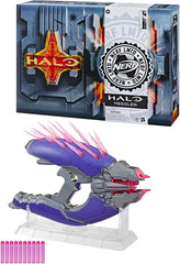 Nerf LMTD Halo Needler Dart-Firing Blaster, Light-Up Needles, 10-Dart Rotating Drum, 10 Elite Darts, Game Card with in-Game Content