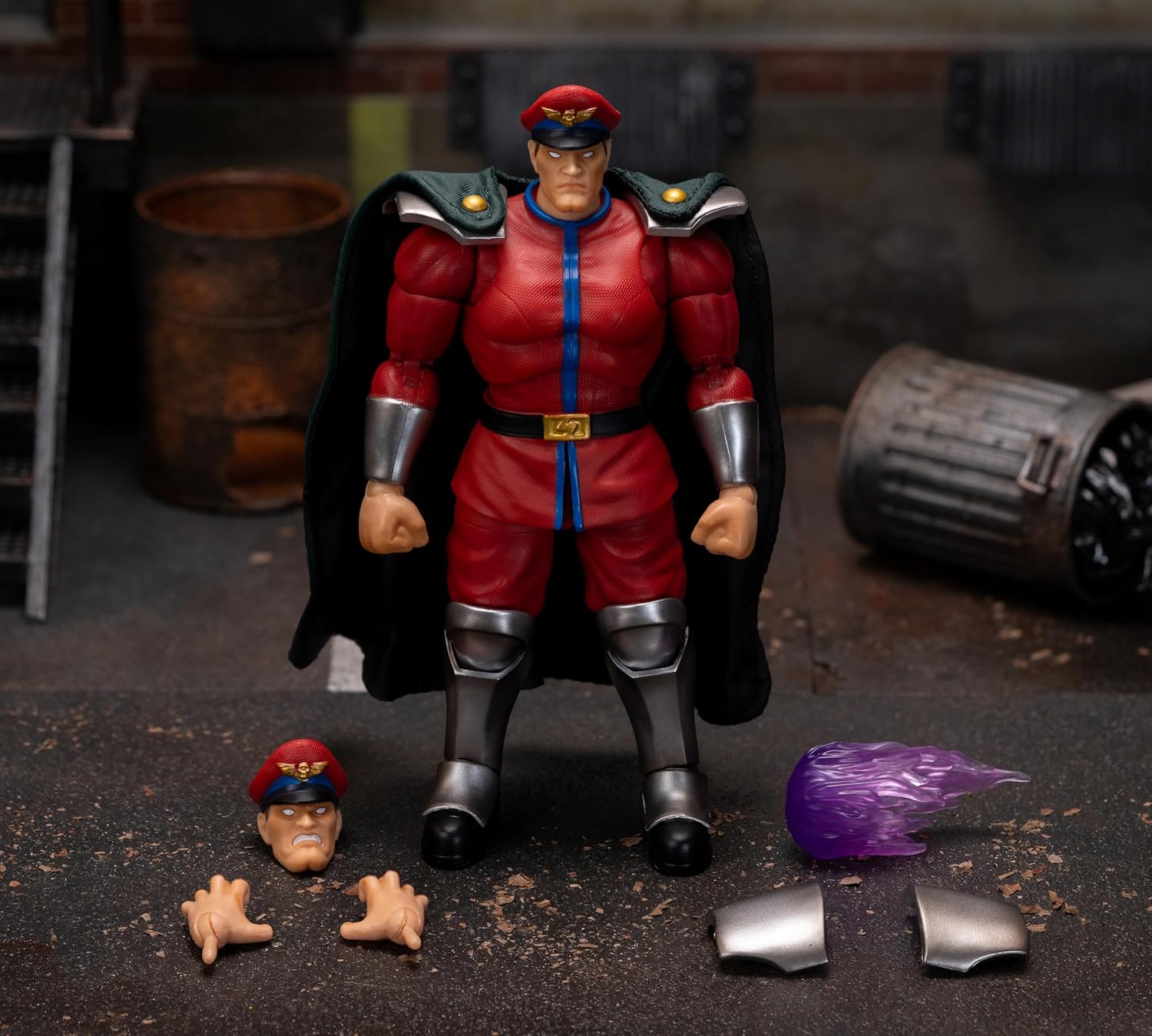 Jada Toys Street Fighter M. Bison Action Figure 6-Inch Size