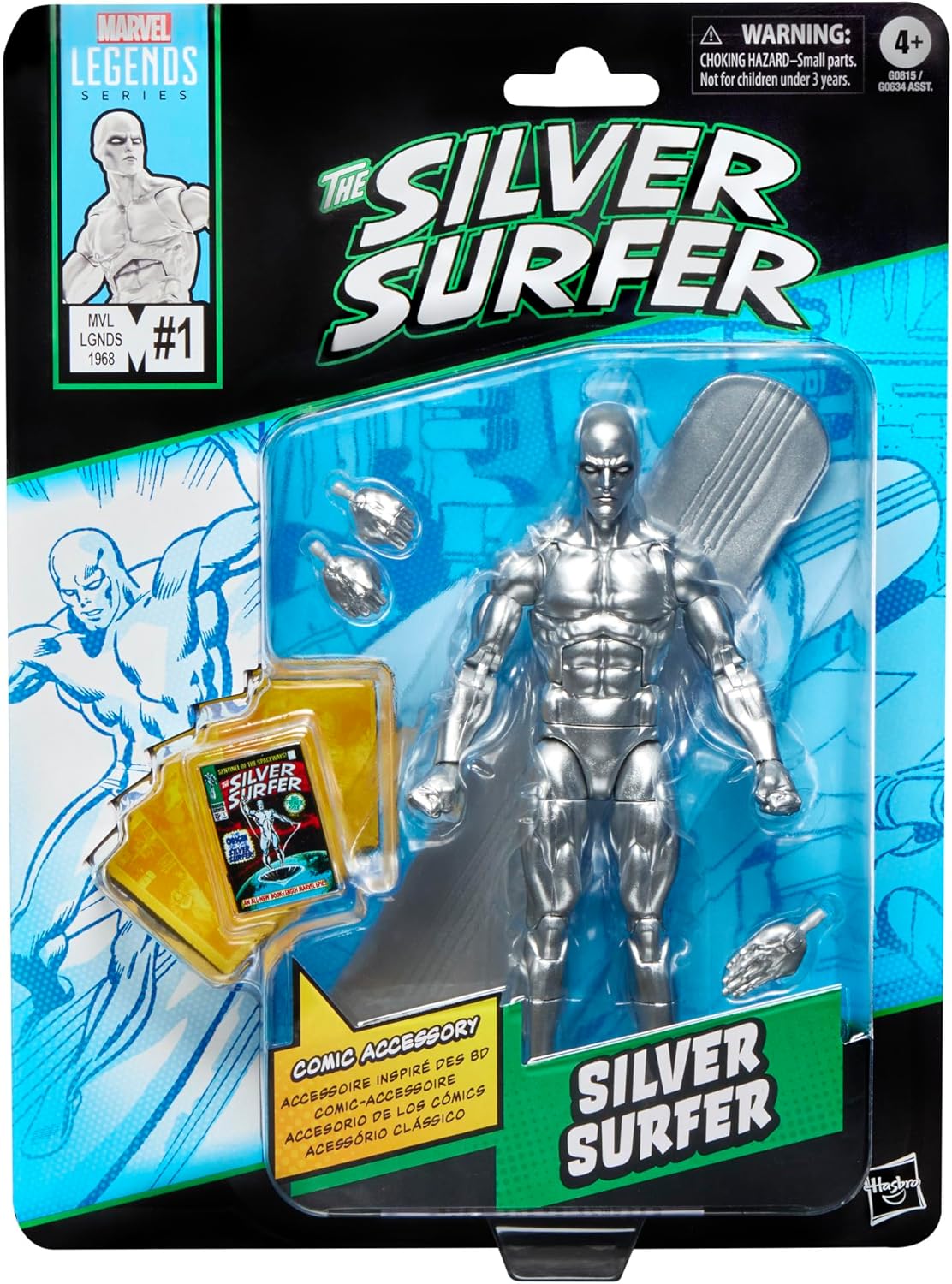 Marvel Legends Silver Surfer Comics Inspired 6-Inch Action Figure
