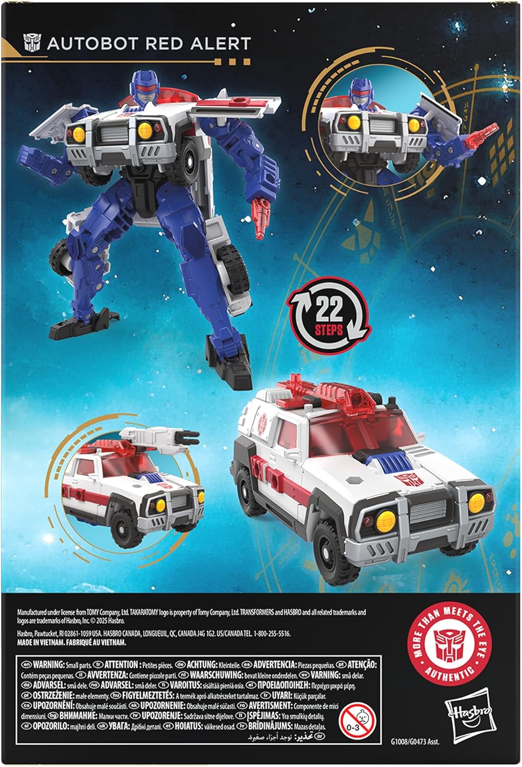 Transformers Age of The Primes Voyager Class Autobot Red Alert, 7-inch Converting Action Figure, Robot Toys for Ages 8+
