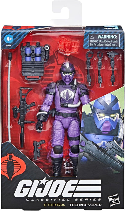 G.I. Joe Classified Series Techno-Viper, Collectible Action Figure with 8 Accessories
