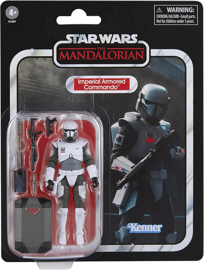 STAR WARS The Vintage Collection Imperial Armored Commando, Deluxe The Mandalorian 3.75 Inch Collectible Action Figure