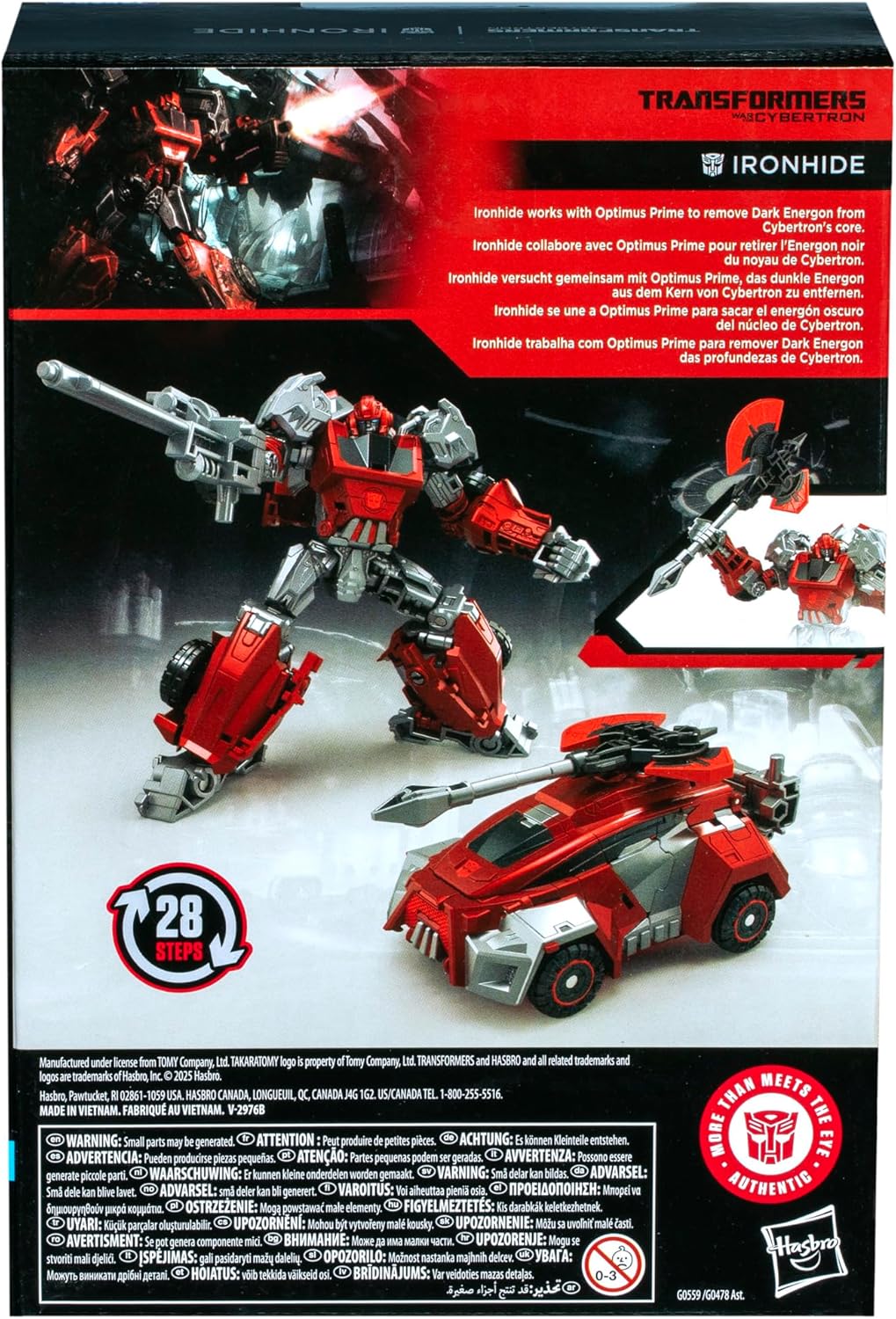 Transformers Toys Studio Series Voyager Class War for Cybertron Gamer Edition Ironhide, 6.5-inch Converting Action Figure