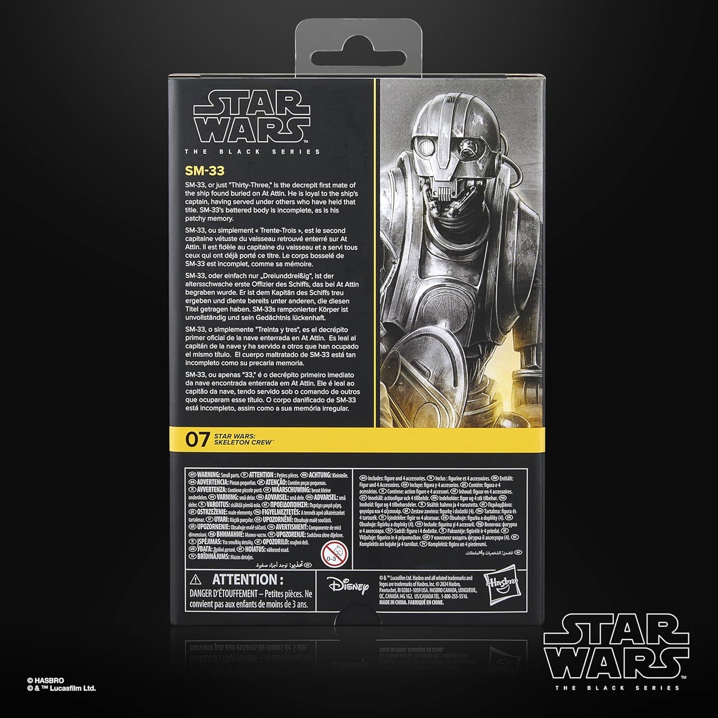 Star Wars The Black Series SM-33, Skeleton Crew Deluxe Action Figure