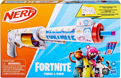 Nerf Fortnite Frenz 4 Ever Blaster, Bonus Code to Unlock Frenz 4 Ever Wrap in The Game