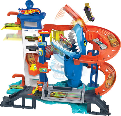 Hot Wheels Attacking Shark Escape Playset