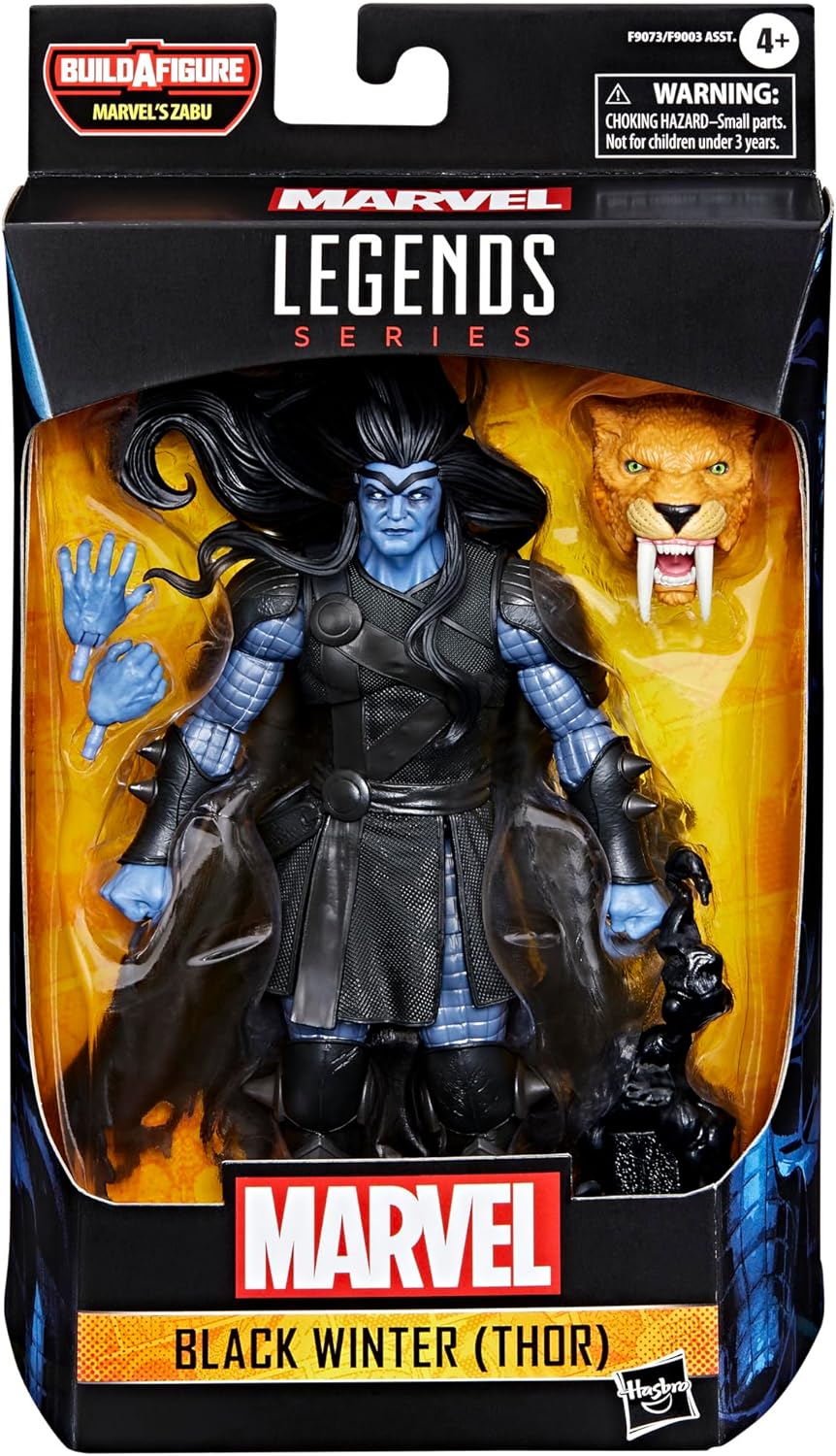 Marvel Legends Series Black Winter (Thor), Action Figure with Build-A-Figure Part