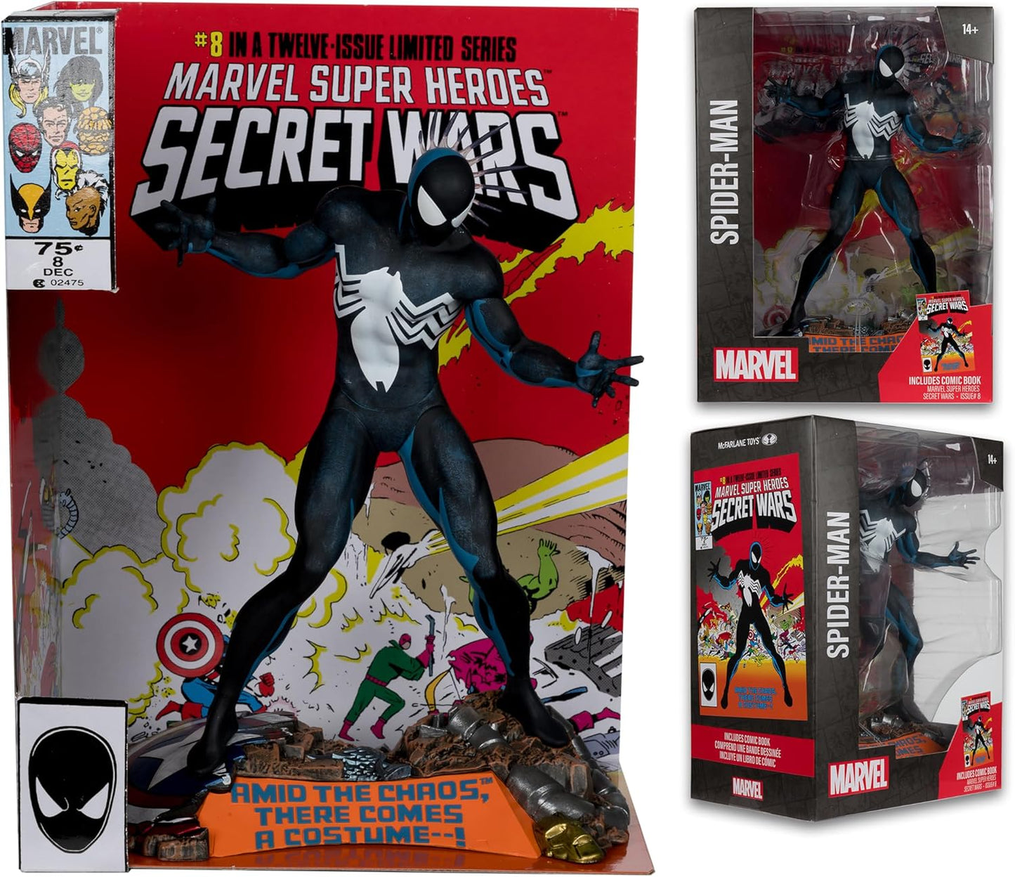 Marvel Spider-Man 1:6th Scale Collectible with Scene & Comic