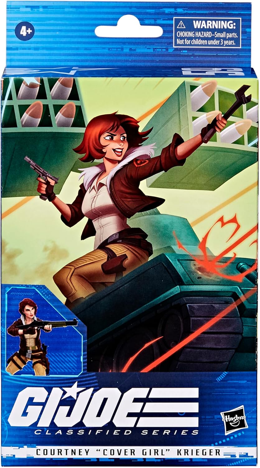 G.I. Joe Classified Series Courtney “Cover Girl” Krieger Action Figure 59 Collectible Premium Toy 6-Inch-Scale with Custom Package Art