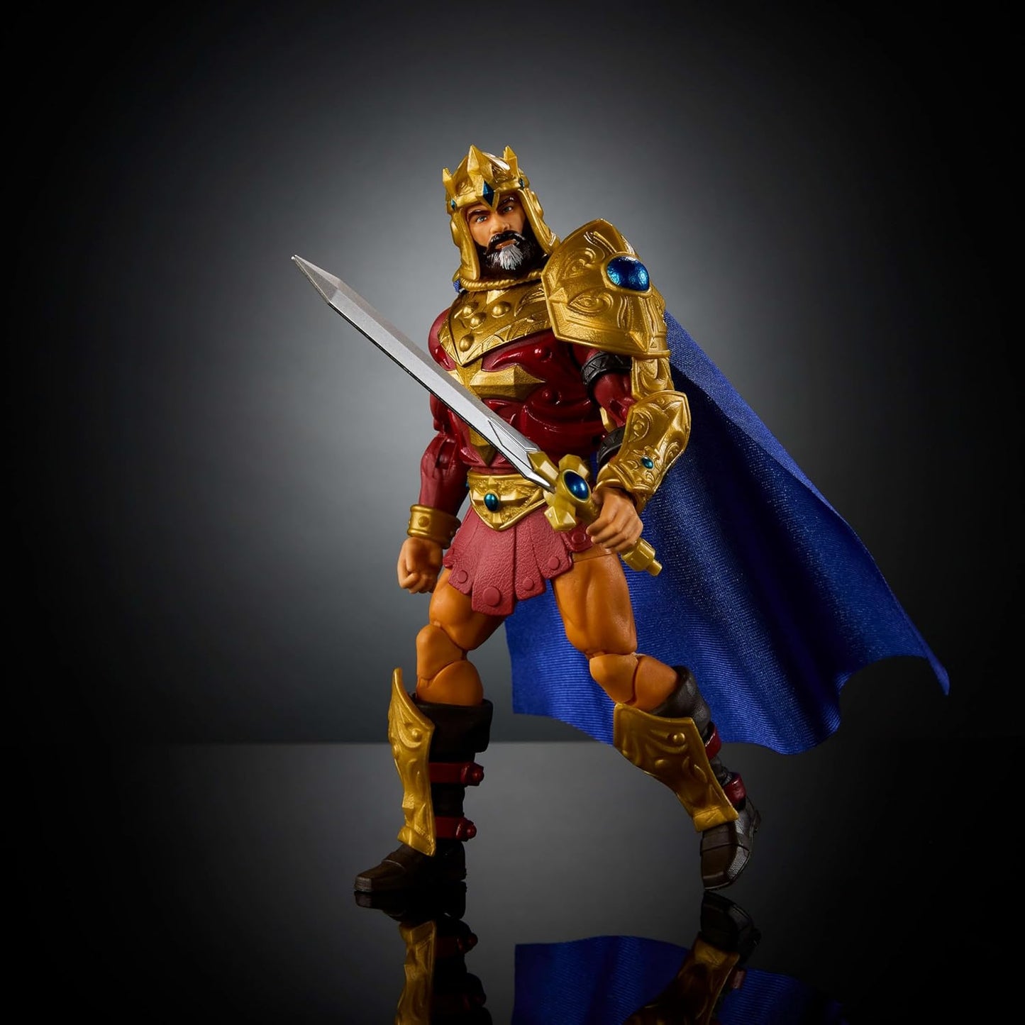Masters of the Universe Masterverse New Eternia, King Randor Action Figure & Accessories Set
