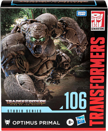 Transformers Toys Studio Series Leader Rise of The Beasts 106 Optimus Primal Action Figure