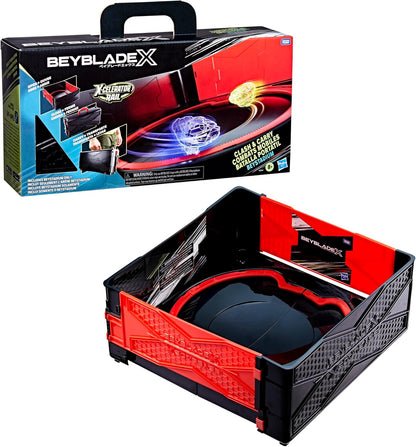 Beyblade X Clash and Carry Beystadium Battling Top Arena