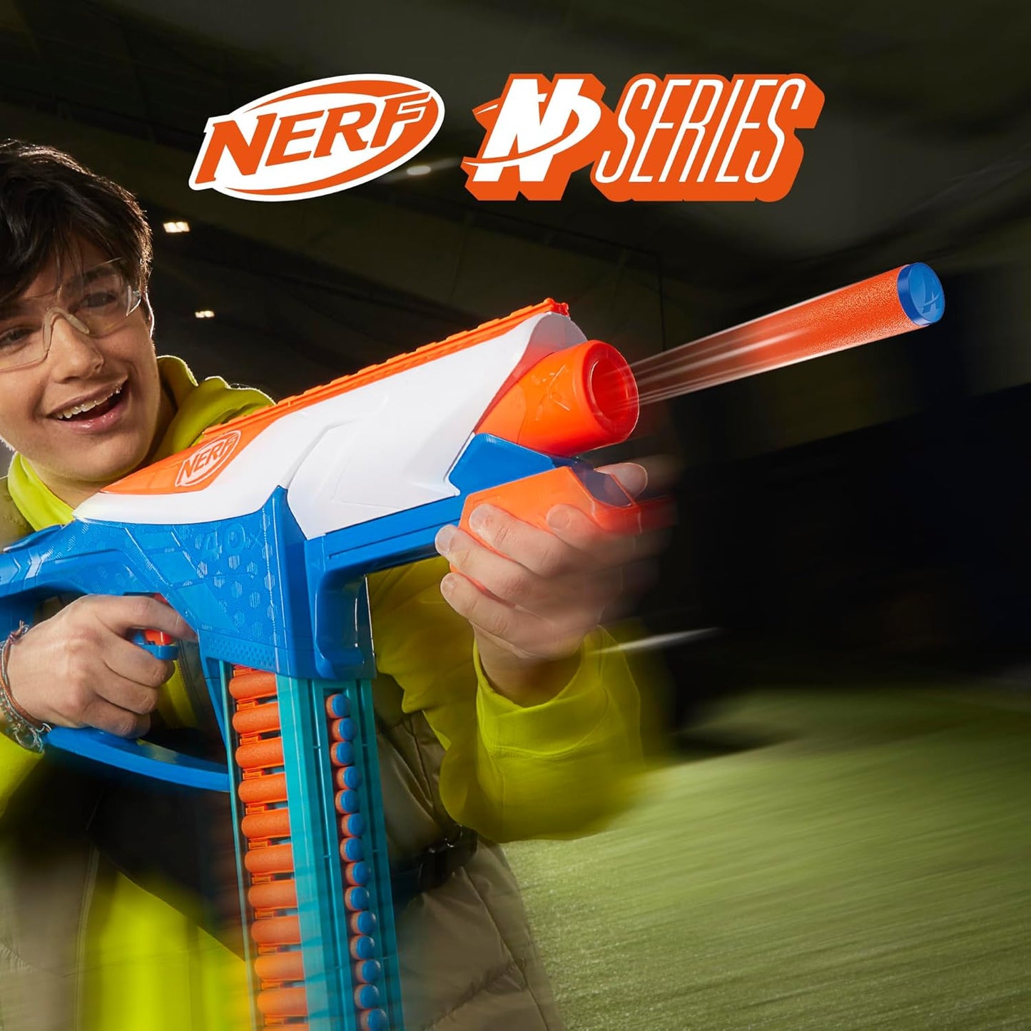Nerf N Series Infinite Dart Blaster, 80 Nerf N1 Darts Compatible Only with Nerf N Series Blasters, 40 Dart Fast Load Battle Belt