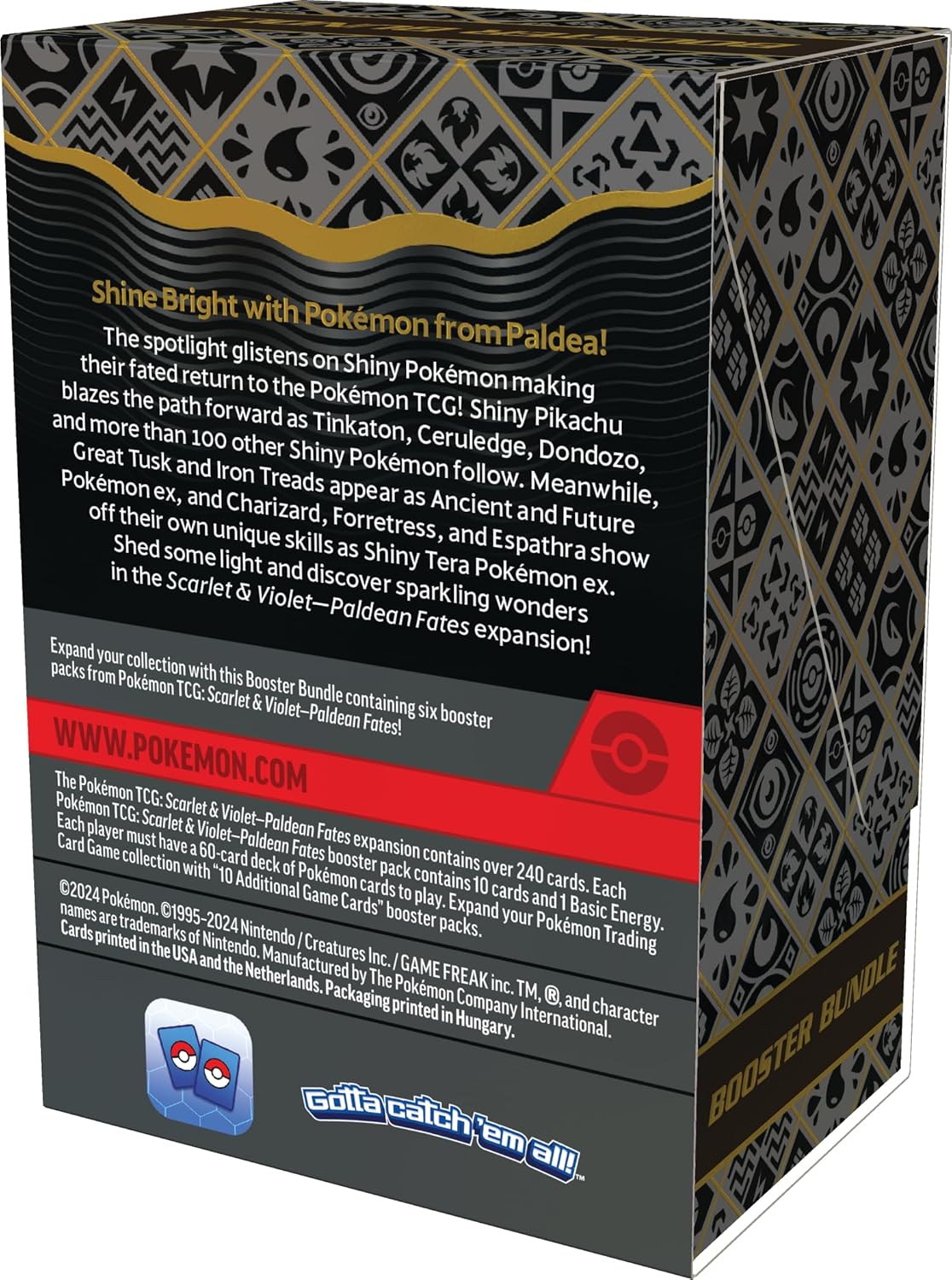 Pokemon TCG: Scarlet and Violet: Paldean Fates: Booster Bundle