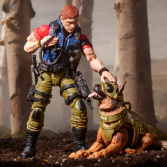 G.I. Joe Classified Series #157, Christopher Law Lavigne & Order Action Figure & German Shepherd Dog Figure