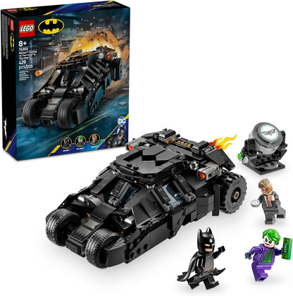 LEGO DC Batman Tumbler vs. Two-Face & The Joker Toy Building Set - Superhero Batmobile Toy from The Dark Knight