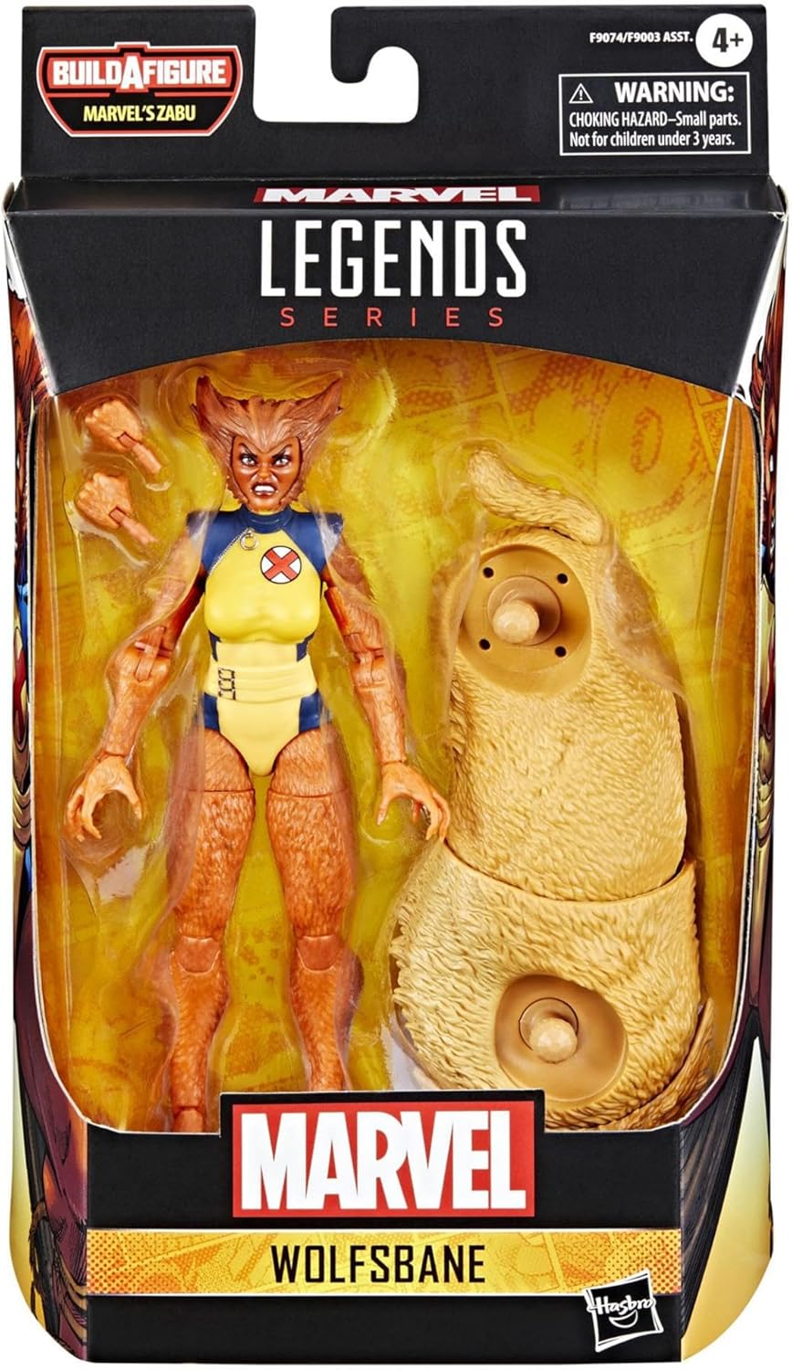 Marvel Legends Series Wolfsbane, Action Figure with Build-A-Figure Part