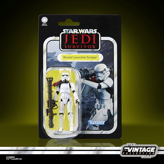 Star Wars The Vintage Collection Rocket Launcher Trooper, Jedi: Survivor Premium 3.75 Inch Collectible Action Figure