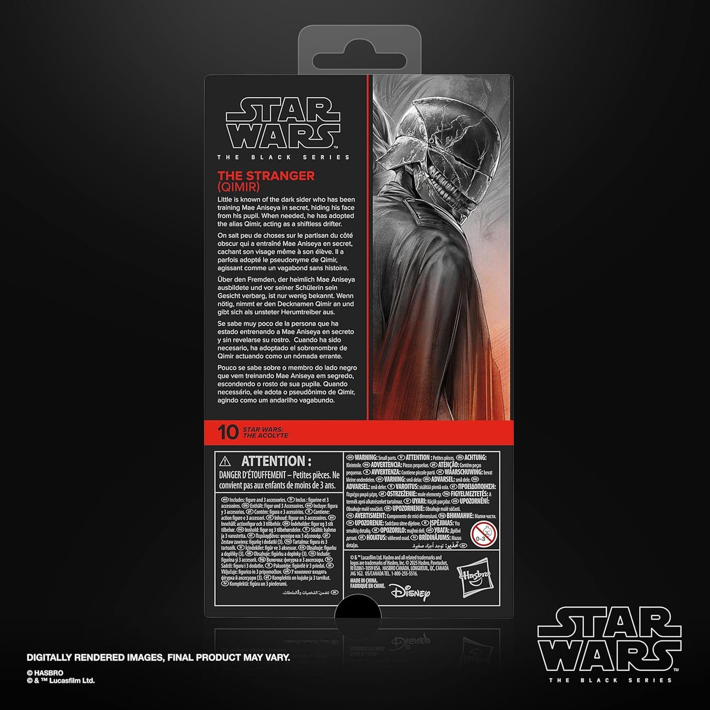 Star Wars The Black Series The Stranger (Qimir) 6-Inch Action Figure