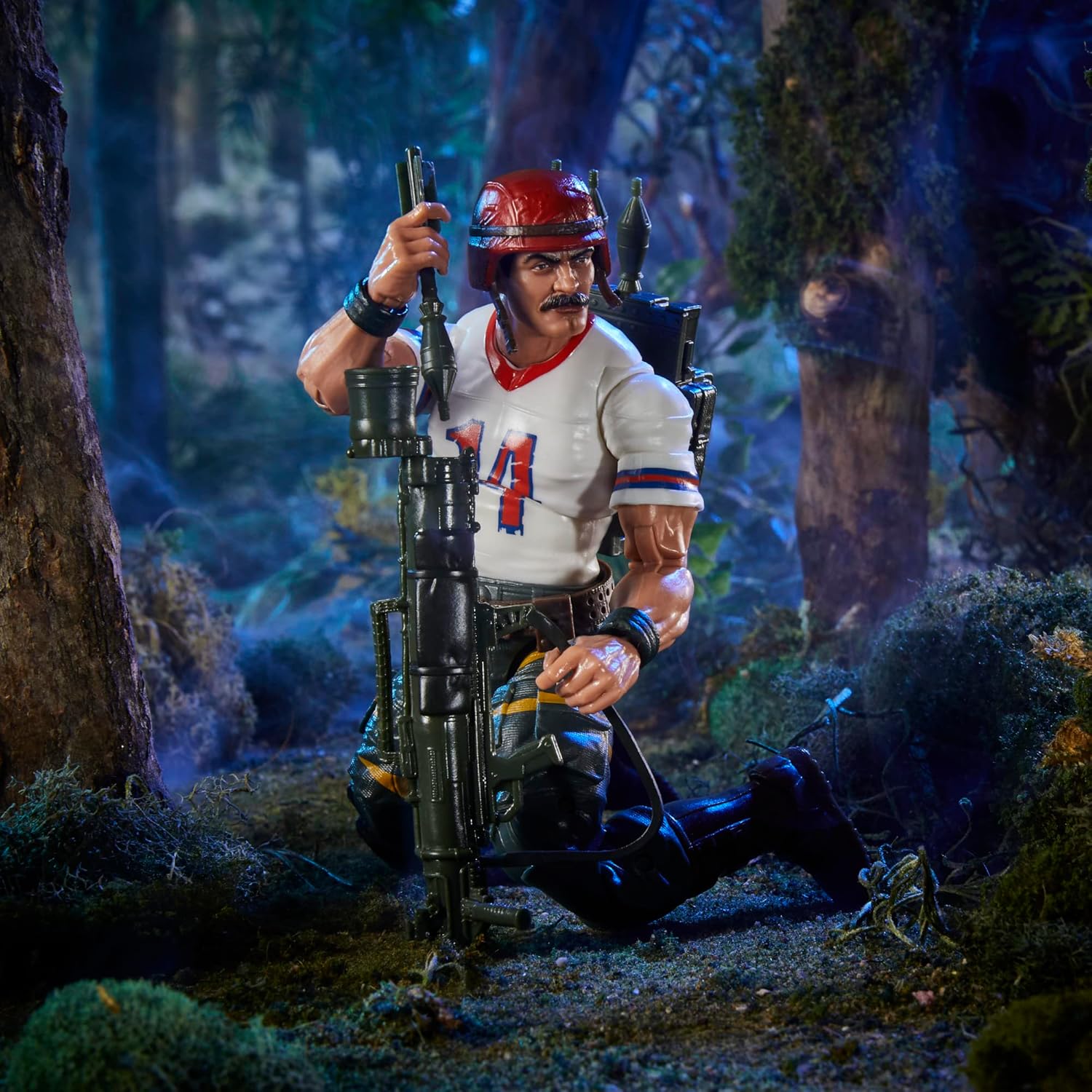G.I. Joe Classified Series Figure, 6" Figure with Accessories - Tiger Force David L. Bazooka Katzenbogen - F4756 - Hasbro
